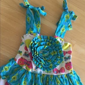 Jelly the Pug 2T sleeveless summer long dress